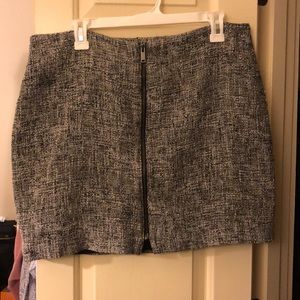 Banana Republic zip-up miniskirt, plus